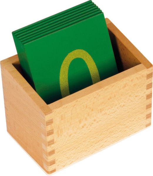 Montessori Box for Sandpaper Numbers