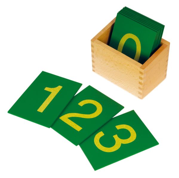 Montessori Box for Sandpaper Numbers