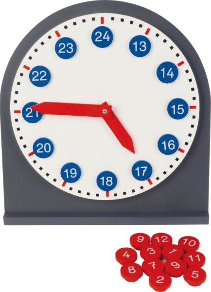 Montessori Clock with Removable Numbers