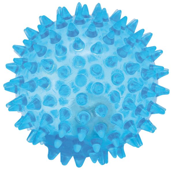 Softly spikey ball with light