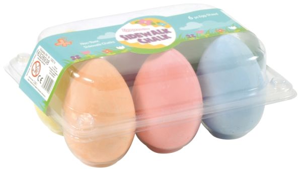 Egg chalk 6 pcs