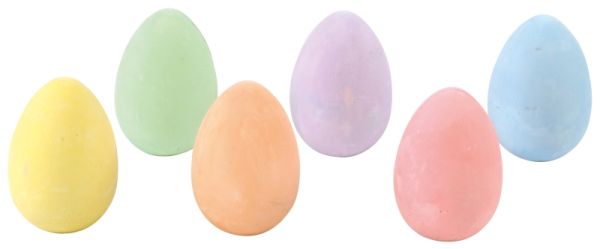 Egg chalk 6 pcs