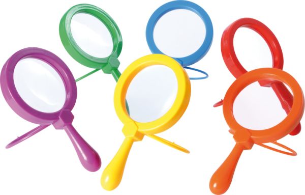 Hand-/ stand magnifying glass large