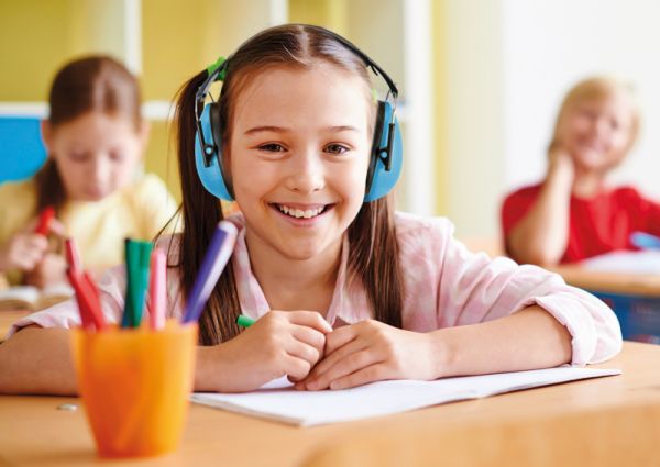 Ear protection for children blue