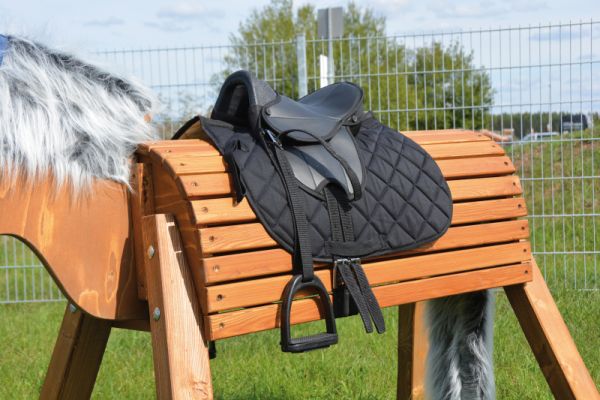 Saddle with stirrup