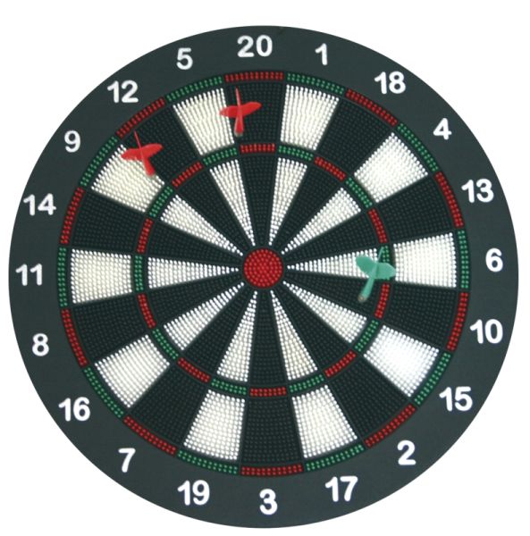 Dart set with 6 softly darts