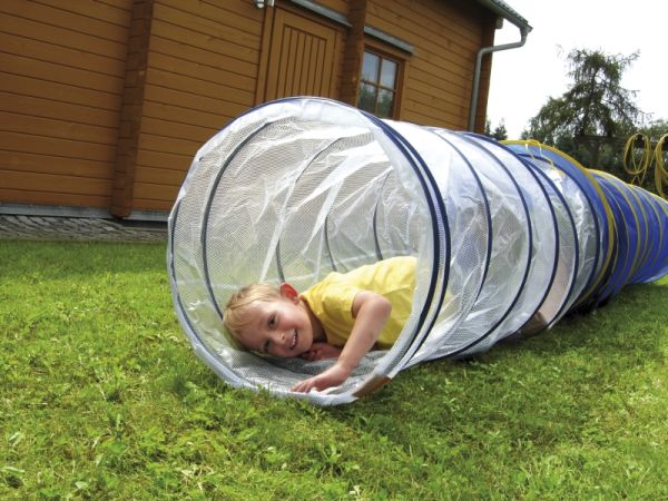 Crawl tunnel transparent 155 cm