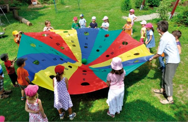 Parachute with target-holes, 3 m