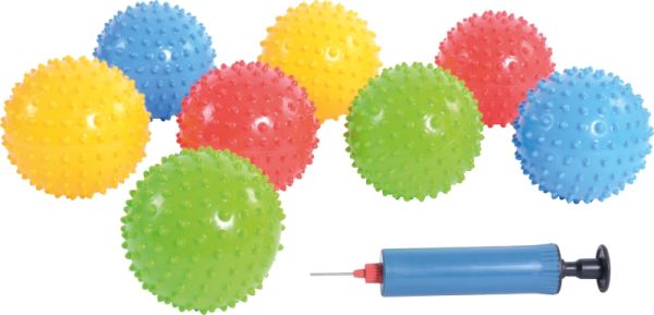 25 Porcupine balls with pump