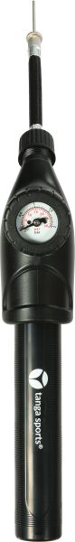 Mini ball pump with pressure gauge