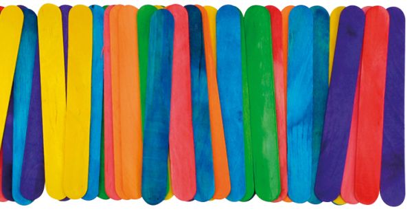 Woodensticks colored large