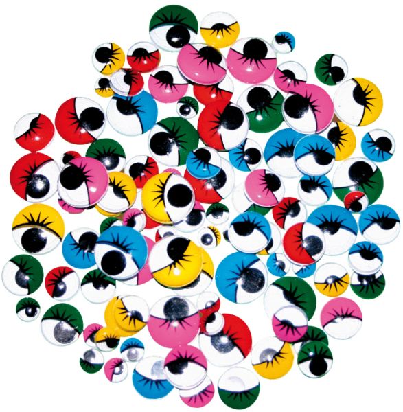 Wiggly eyes mixed