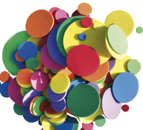 Moosgummi Kreise