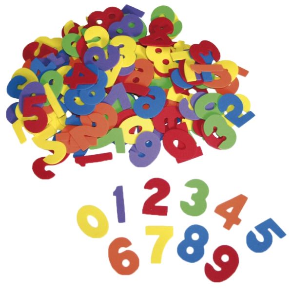 Foam numbers big-sized