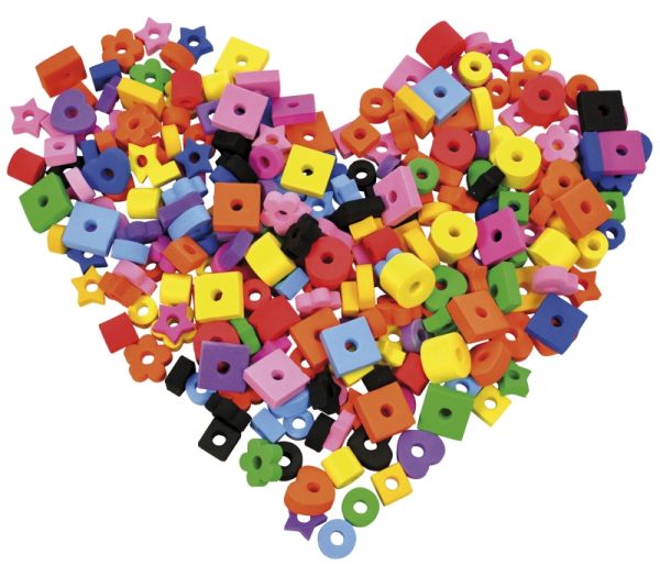 Moosgummiperlen