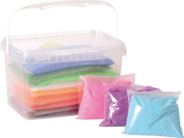 Dekosand 12 Farben 2,4 kg