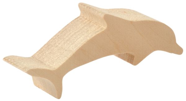 Graving wood marine animals set of 3