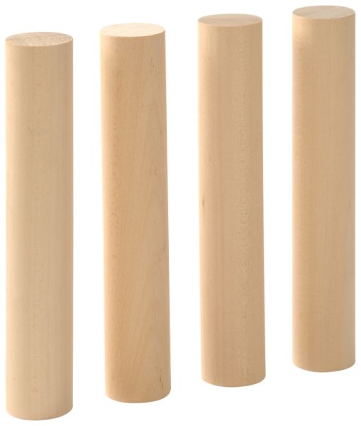 Graving wood round bar