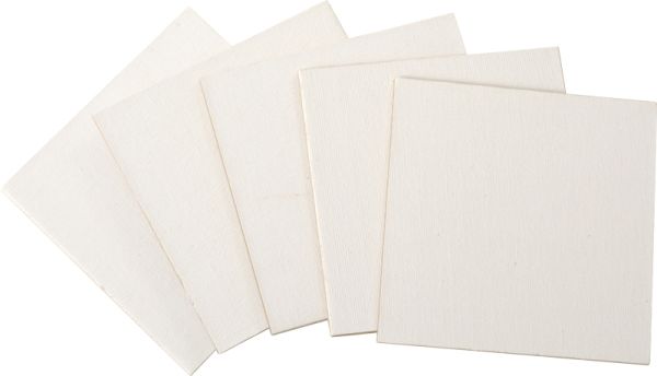 Canvas boards 10 x 10, set of 5