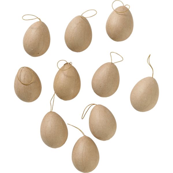 Carton eggs for hanging set of 10