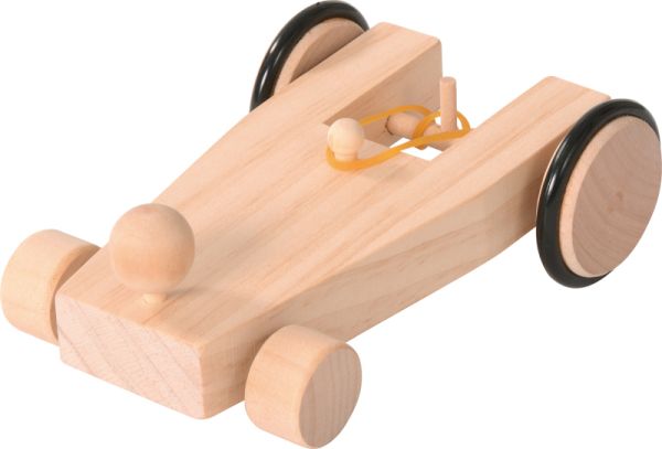 Car with rubber band engine