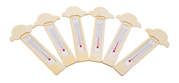 Thermometer DIY cars set of 6