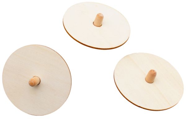 DIY Spinning Top set of 6