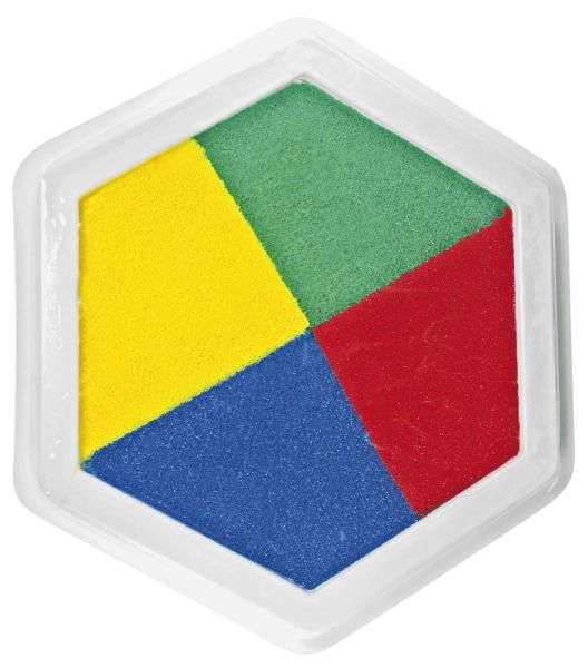 Riesenstempelkissen 4-farbig
