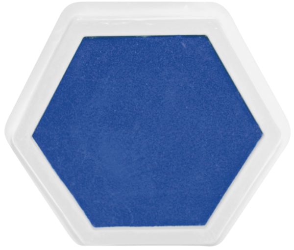Riesenstempelkissen blau