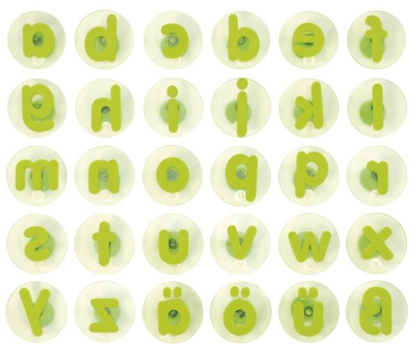 Giant stamps lower case letters set of 30