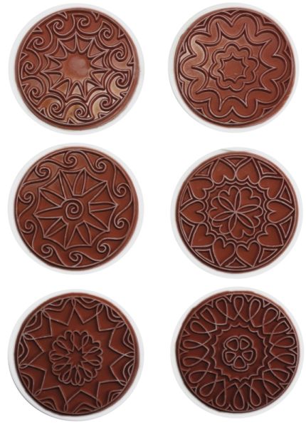 Mandala stamps motifs / fantasy set of 6