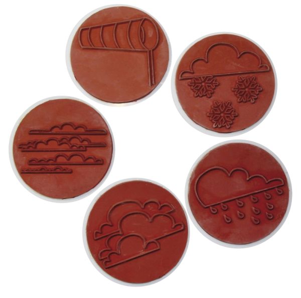 Weather stamps set of 10