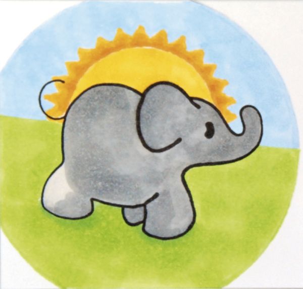 Stamps zoo animals set of 6