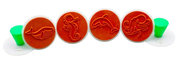 Sea Animal Stamp set of 6