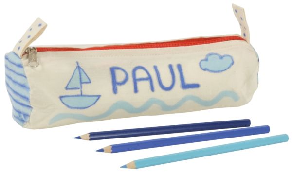 Cotton pencil case 4 pcs
