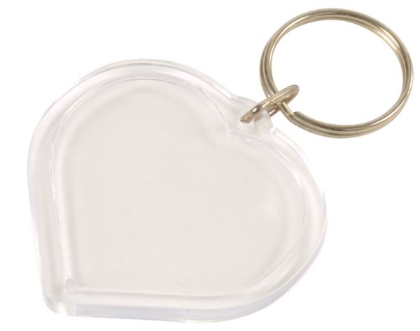Key ring acryl heart