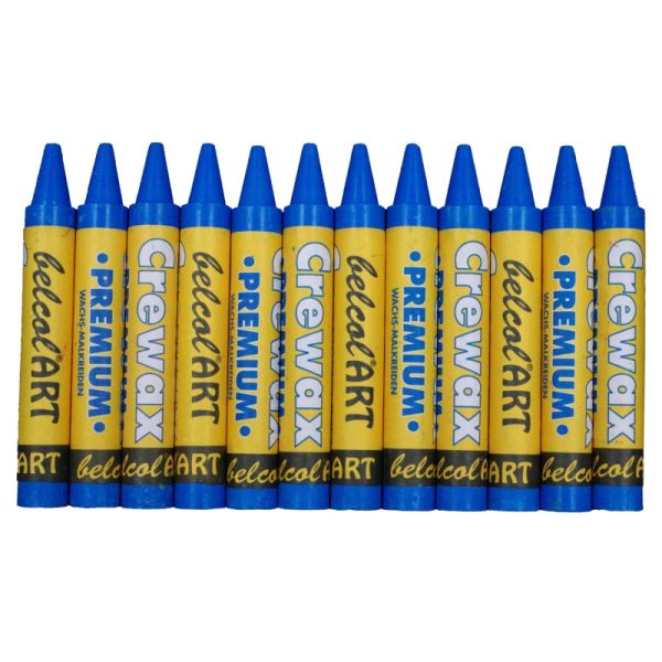 belcolART Crewax Premium 12 Wachsmalstifte hellblau