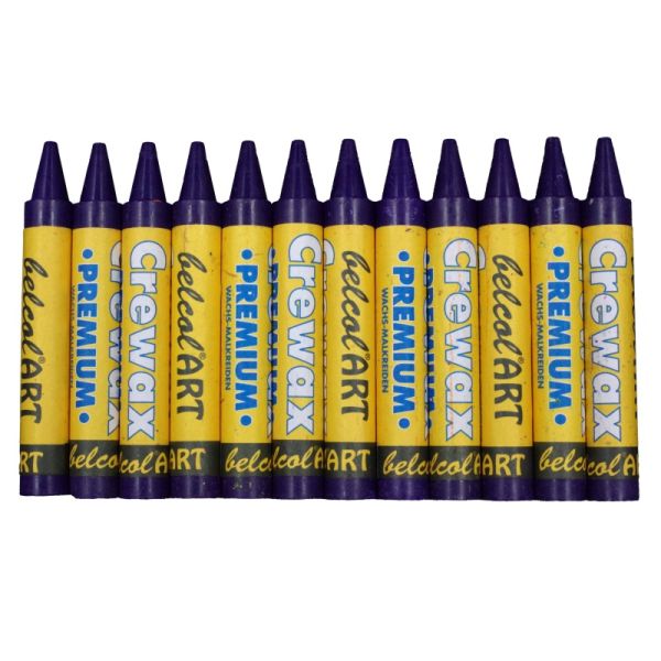 belcolART Crewax Premium 12 Wachsmalstifte violett