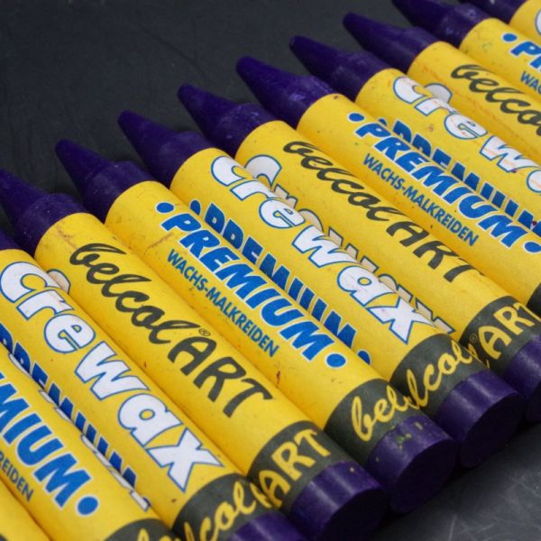 belcolART Crewax Premium 12 Wachsmalstifte violett