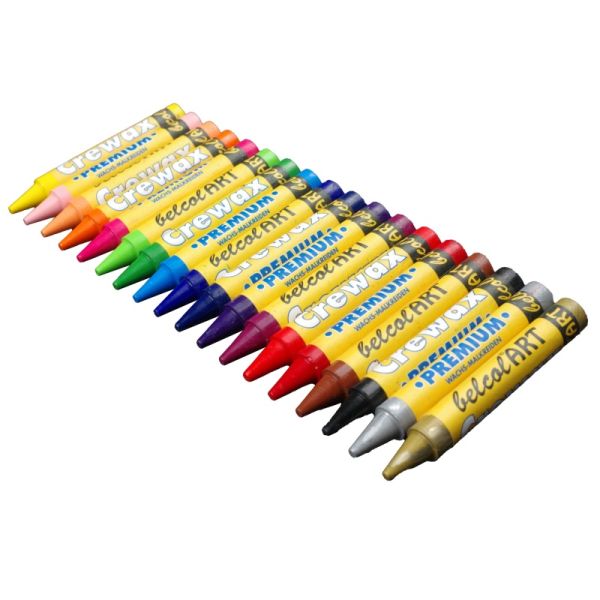 belcolART Crewax Premium Crayons set of 18 Colours