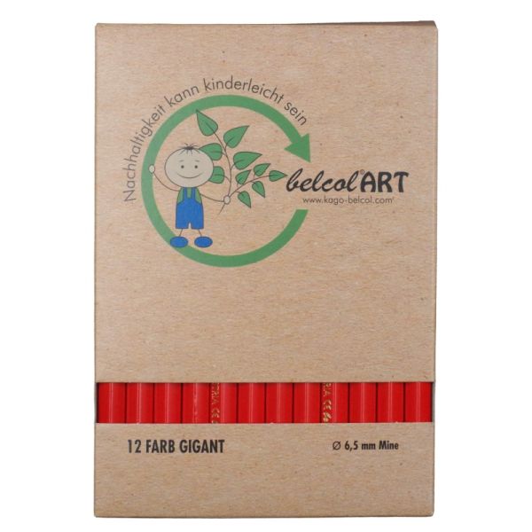 belcolART Farb Gigant 12 Stifte hellrot