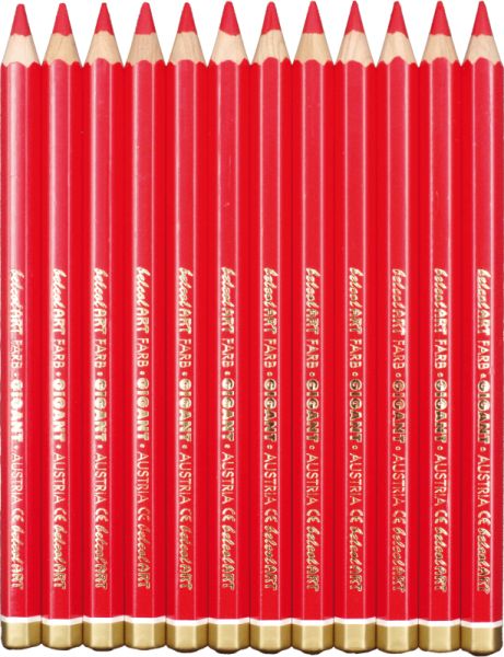 belcolART Farb Gigant 12 Stifte rot
