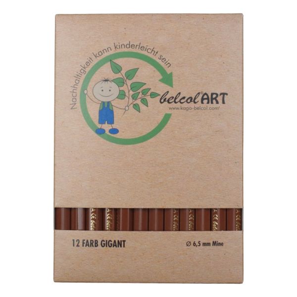belcolART Farb Gigant 12 Pencils Brown