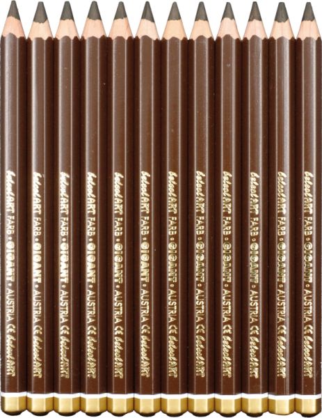 belcolART Farb Gigant 12 Pencils Dark Brown