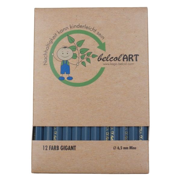 belcolART Farb Gigant 12 Pencils Grey