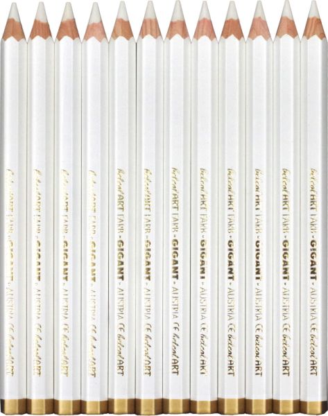 belcolART Farb Gigant 12 Pencils White