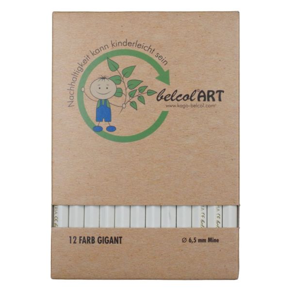 belcolART Farb Gigant 12 Pencils White