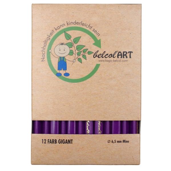 belcolART Farb Gigant Trigon 12 Stifte violett