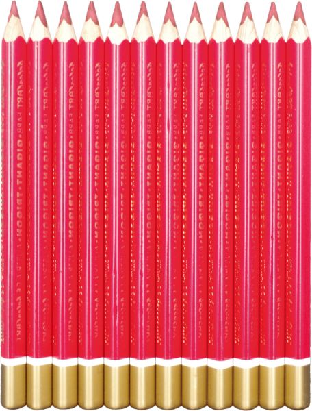 belcolART Farb Gigant Trigon 12 Pencils Dark Red