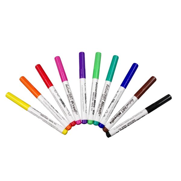 belcolART Stoffmalstifte Mirastix Tex 10 Stück in 10 Farben